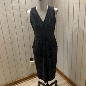 Black and White Polk-a-dot Dress